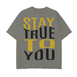 Stay True Drop Shoulder T-Shirt - 250 GSM